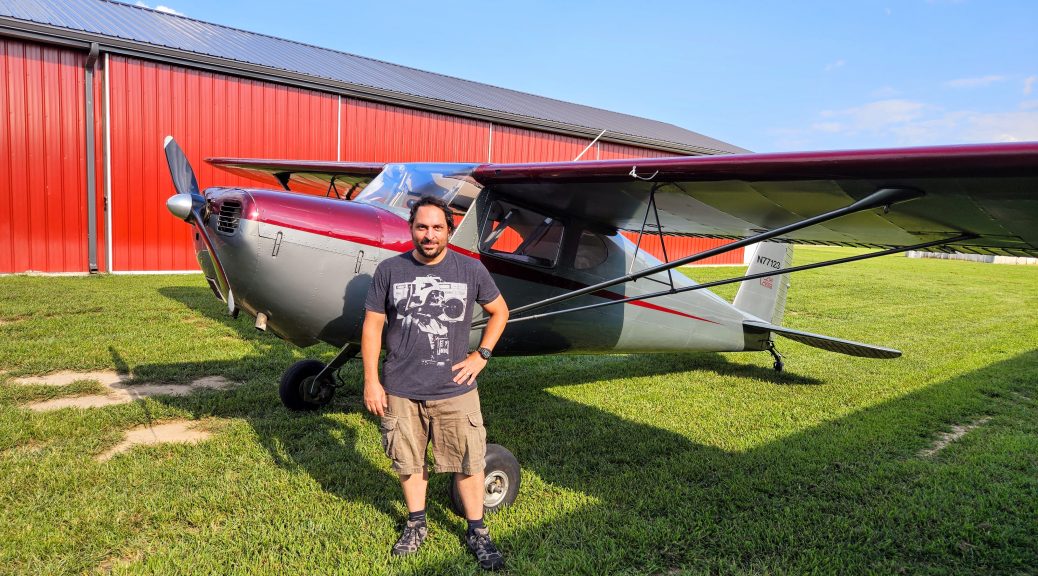 Jeff standing in front of the Tincan C140 right after purchase.